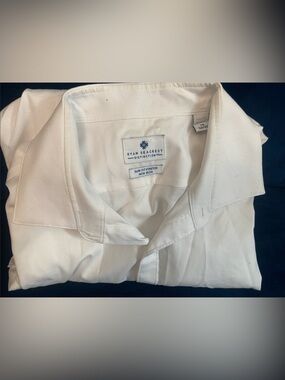 Ryan Seacrest Distinction Men's White Dress Shirt